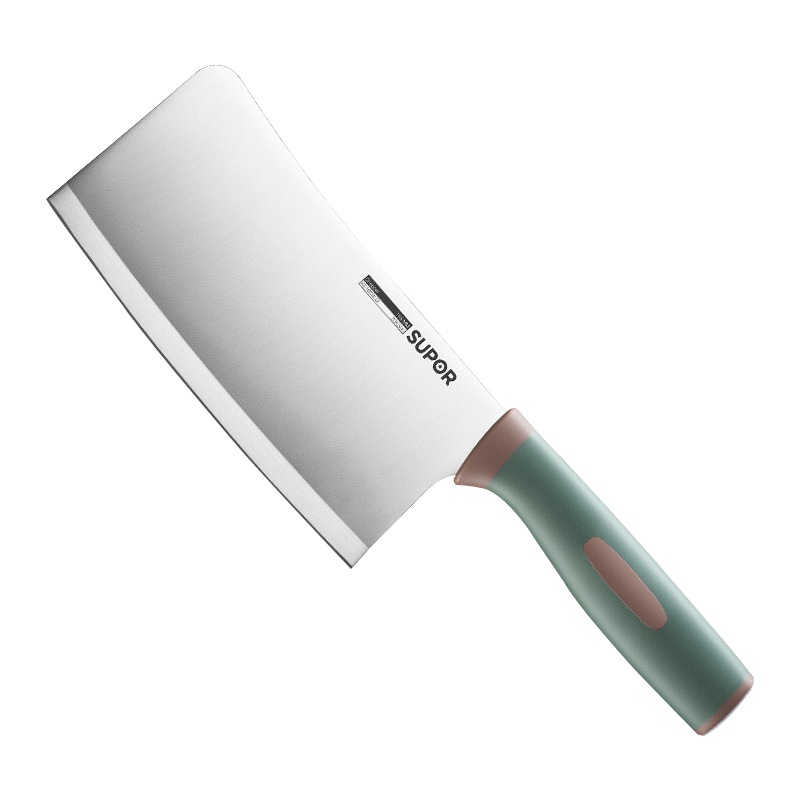 苏泊尔(SUPOR)砍骨刀·软胶柄165MM 墨绿 KE165BG2
