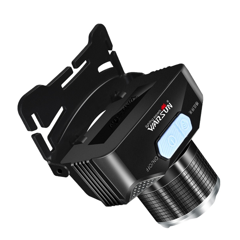 沃尔森 Warsun W81头灯LED可变焦感应头灯夜钓强光充电超亮头戴式电筒3000远射防水矿灯户外钓鱼