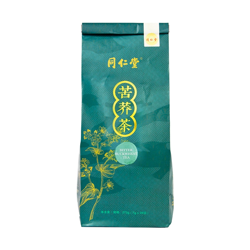 买1送1同款共546g TRT北京同仁堂苦荞茶273g 全胚芽全颗粒 便携小包装 荞麦茶 同仁堂苦荞茶(7g*39包)