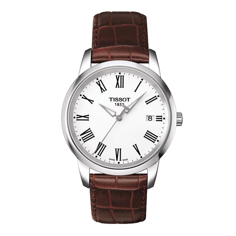 天梭(TISSOT)手表 梦幻系列 男士石英手表情侣表商务男表