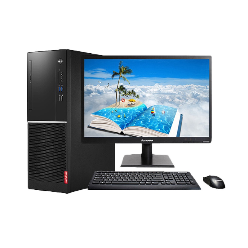 联想(Lenovo)M4601K台式机19.5英寸 (G4560 4G 500G +120G SSD W10正版 集显