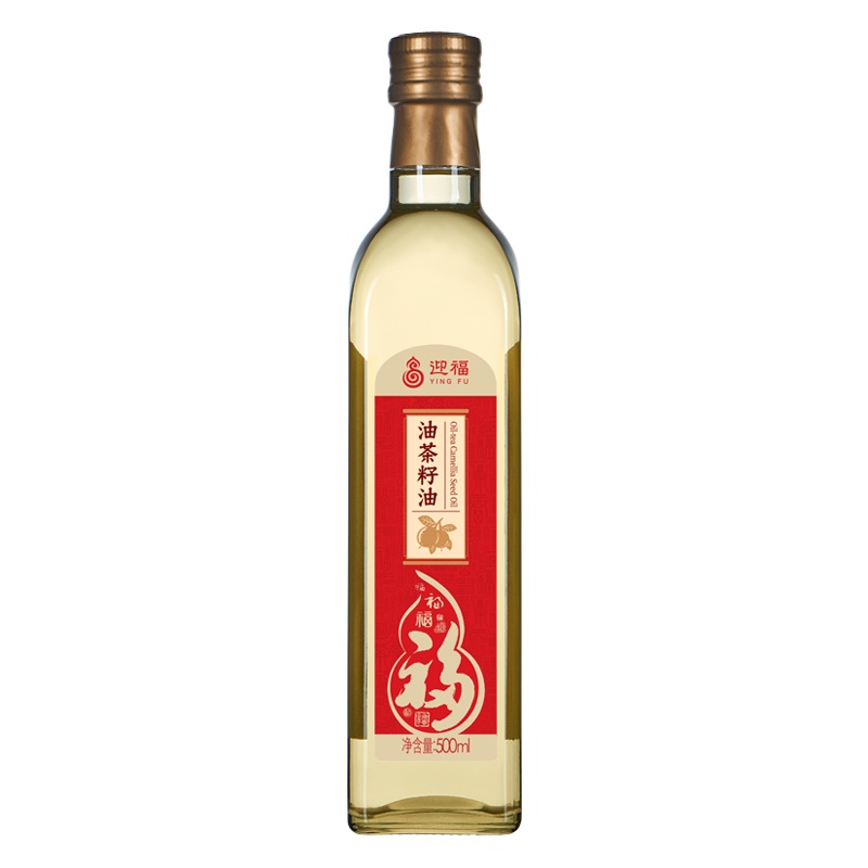 迎福油茶籽油500ml 瓶装 食用油 植物油 茶籽油
