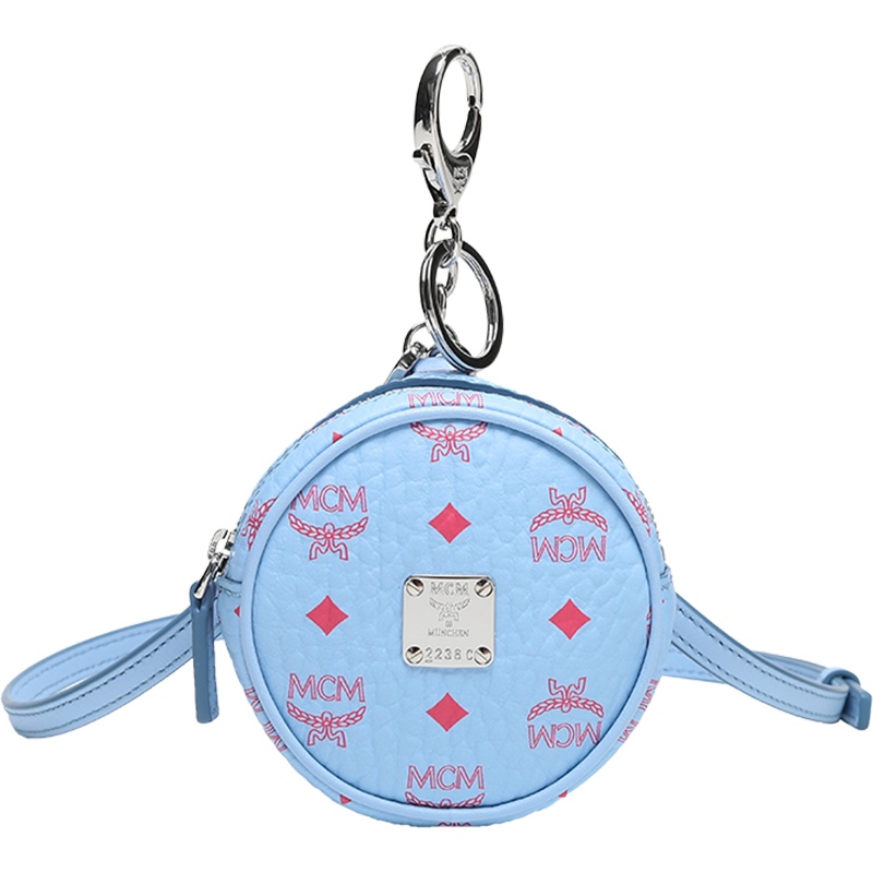 MCM 男女中性 涂层帆布单肩斜挎包腰包挂饰包 MXZASVI03