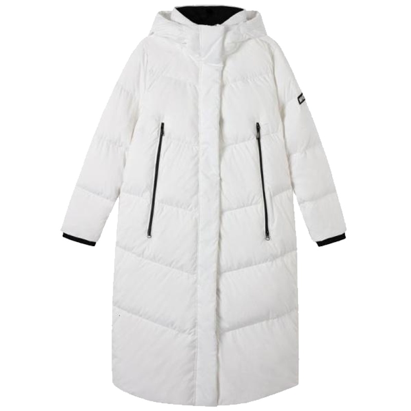拉夏贝尔面包羽绒服女中长款2019冬季新款宽松过膝棉服东大外套10017742