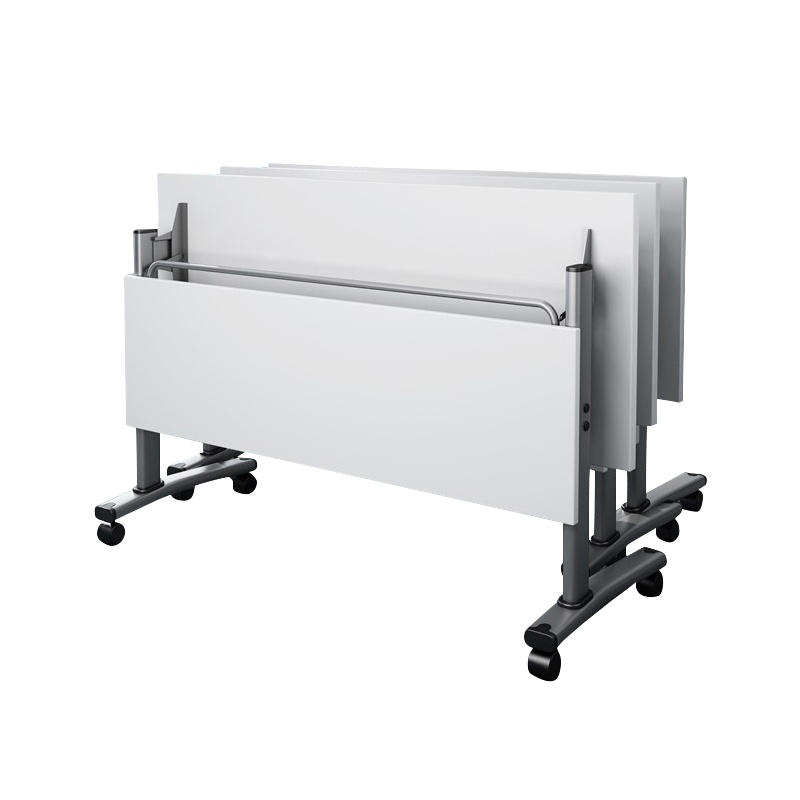 东升顺折叠培训桌椅组合拼接会议桌条桌双人可折叠桌课桌活动移动办公桌[工厂现做 7天内发货]