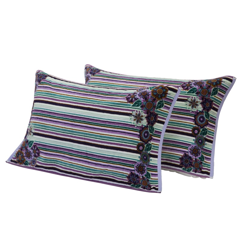 棉田太阳神加厚四季枕巾通用加大透气亲肤枕头毛巾 单条