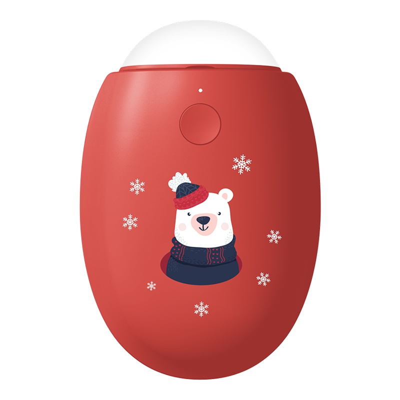 SOLOVE素乐新款暖手宝 迷你可爱便携保暖防爆多功能USB暖手暖贴暖手炉 恒温 送女朋友礼物 红脸熊