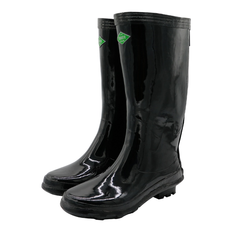双安 耐酸碱长筒靴 防腐蚀防化学品橡胶靴 耐磨防滑雨靴 36码