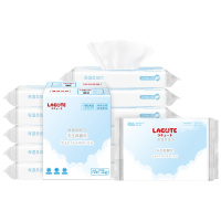 乐可爱婴儿保湿面巾纸云柔巾宝宝专用超柔纸巾乳霜纸非湿巾母婴专用抽纸100抽*12包