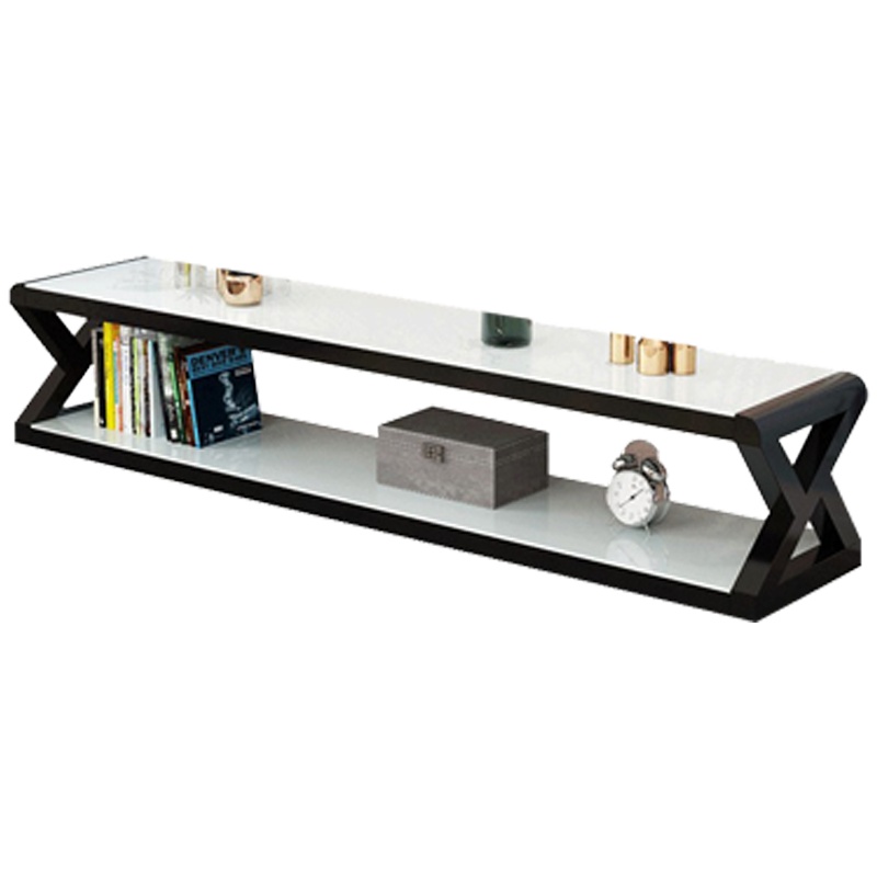 创世人 电视柜现代简约小户型客厅钢化玻璃电视机柜