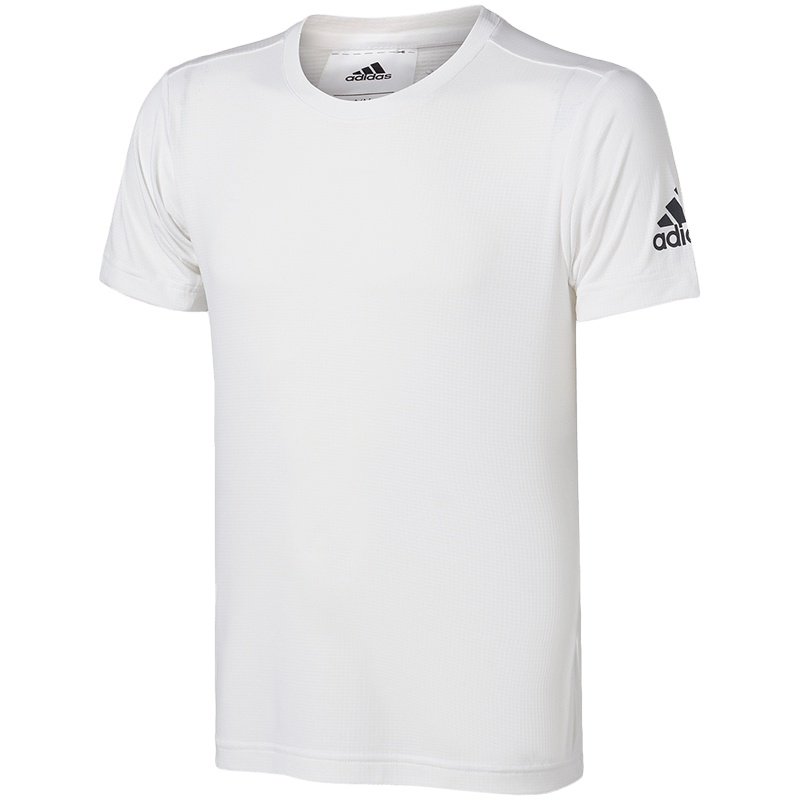 adidas阿迪达斯男子短袖T恤健身训练休闲运动服CZ5470 L CZ5470白