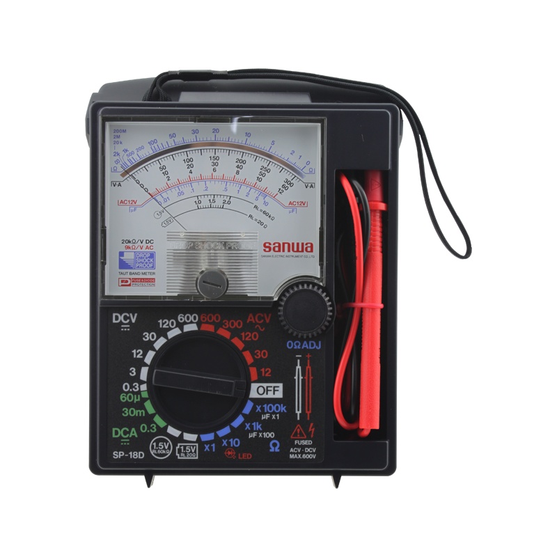三和(SANWA)SP-18D多功能多量程指针式万用表 多功能多量程