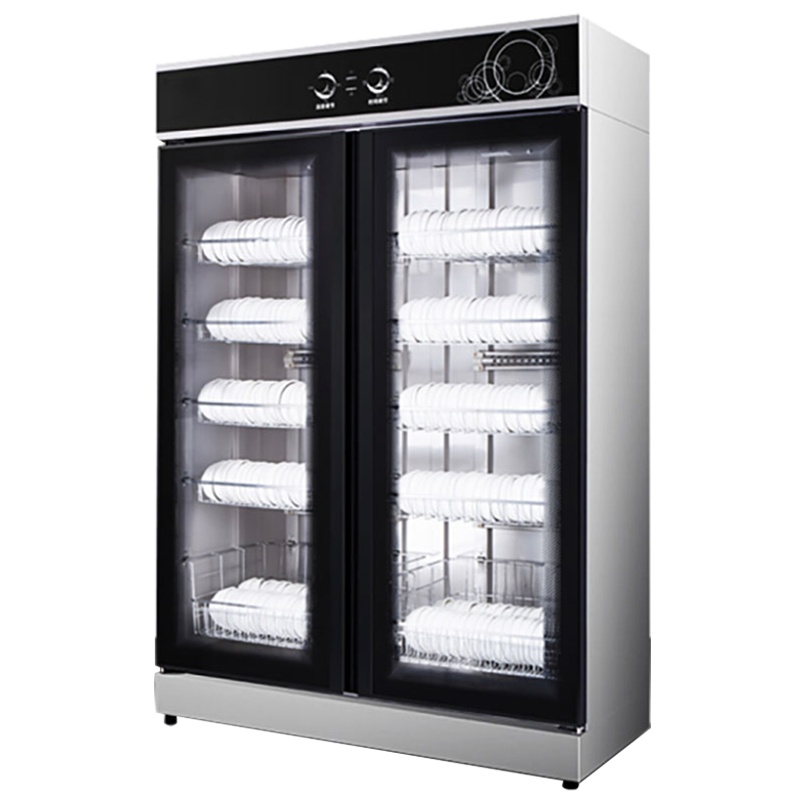 飞天鼠(FTIANSHU) 商用消毒柜立式消毒碗柜大容量酒店饭堂食店单门双门毒碗柜 中温900L展示式