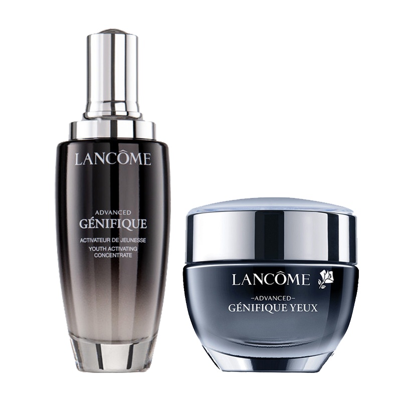 兰蔻(LANCOME) 小黑瓶两件套装(精华肌底液100ml+眼部精华霜15ml)改善粗糙强化肌底 面部护肤套装
