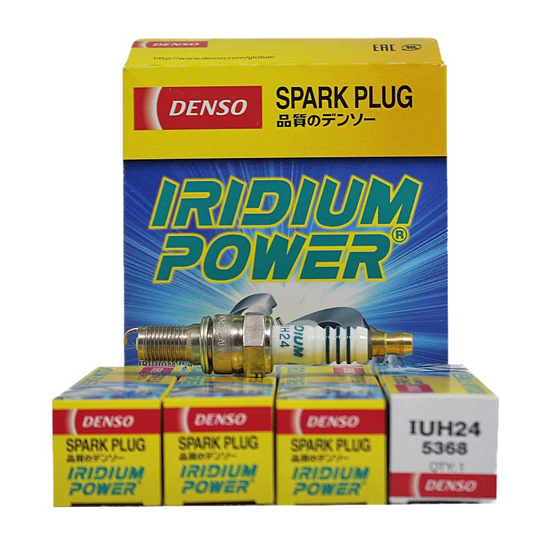 电装(DENSO)单铱金·摩托车火花塞IUH24适配黄龙/HONDA本田等(单支装)