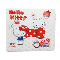 HELLOKITTY 瞬吸干爽婴儿拉拉裤XXL码24片 倍柔亲肤特大号拉拉裤尿不湿XXL 凯蒂猫尿片XXL码
