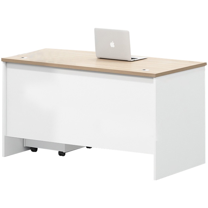 创世人 办公家具简约现代单人办公桌主管桌经理桌财务桌电脑桌1米