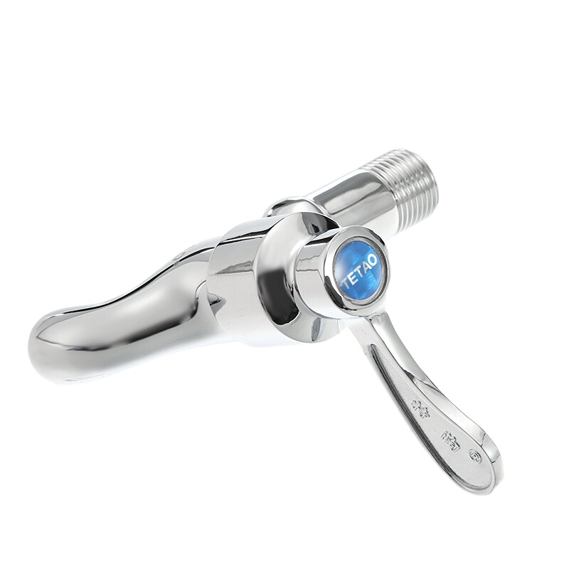 特陶 TETAO 单冷快开中长水龙头水嘴TT21205 4分 5只