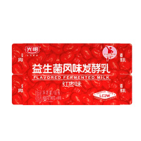 光明E+红枣八连杯100g*8