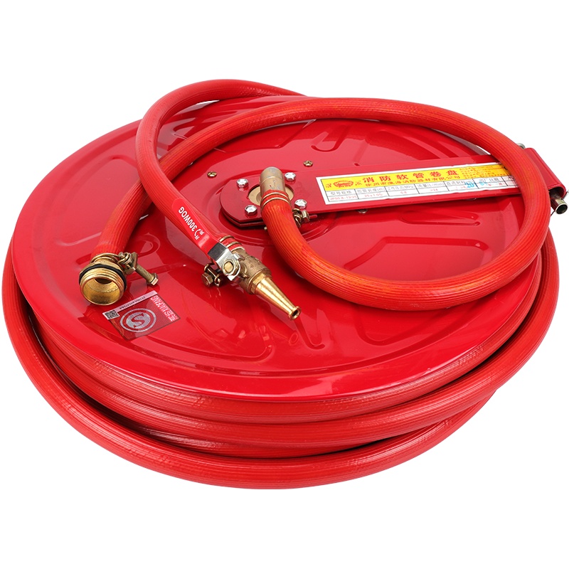 邮花消防水带软管卷盘消火栓自救式卷盘JSP0.8-19/20米车用维修应急工具