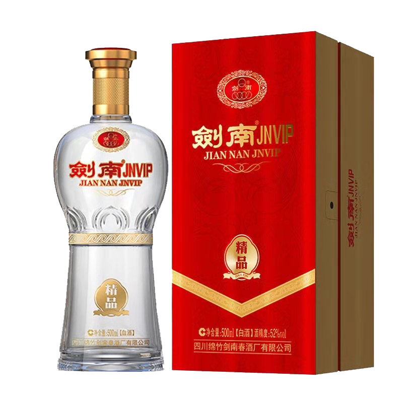 剑南春酒厂 剑南JNVIP精品52度500ml*1单瓶装 送礼婚庆