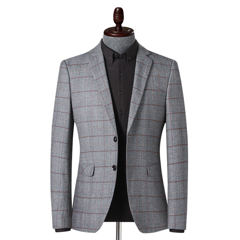 雅鹿2019秋冬新款中青年韩版商务休闲男士帅气西装外套