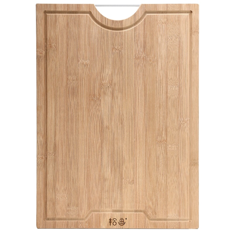 拾画 楠竹砧板 2.5公分加厚剁骨板 切菜板 案板SZ-6117(50*34*2.5cm)