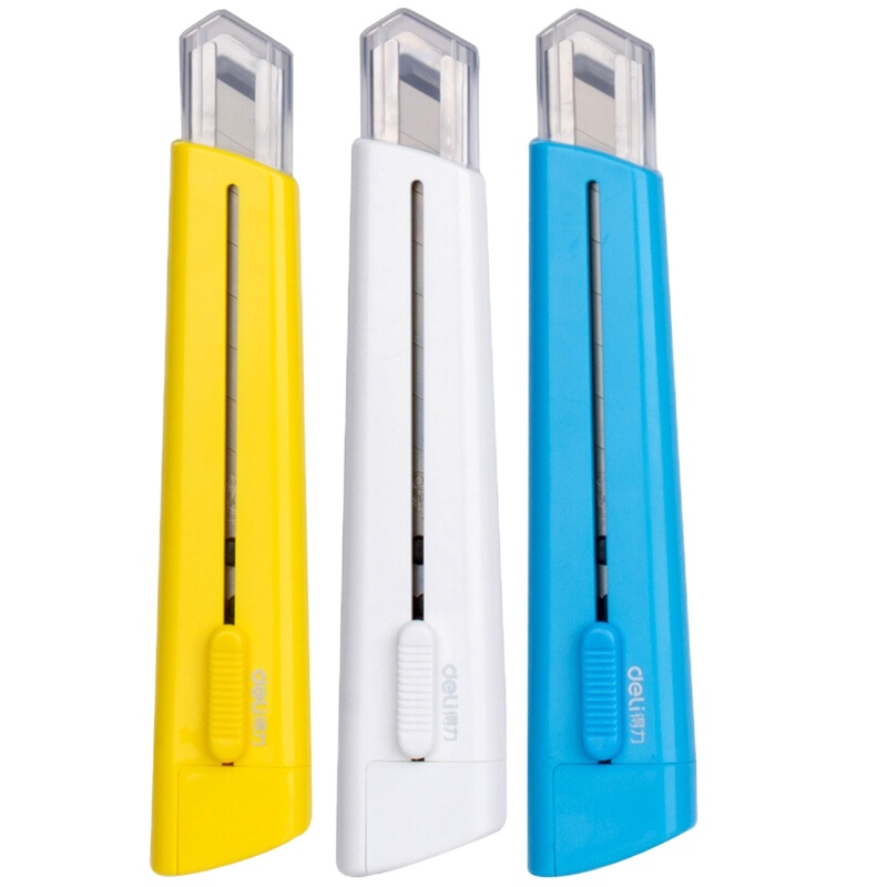 得力美工刀(混)12把装2040DJ点睛