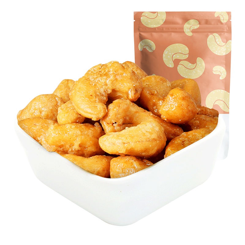 【西域美农_炭烧腰果150g】坚果休闲零食 特产腰果