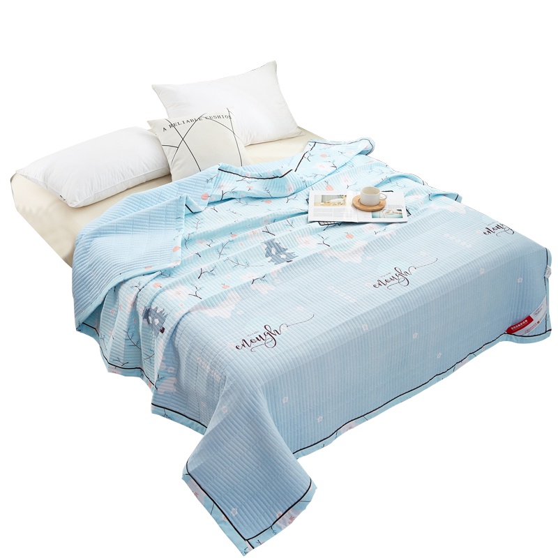 北极绒家纺密绗夏被可水洗夏凉被单双人纤维被子夏凉空调被芯