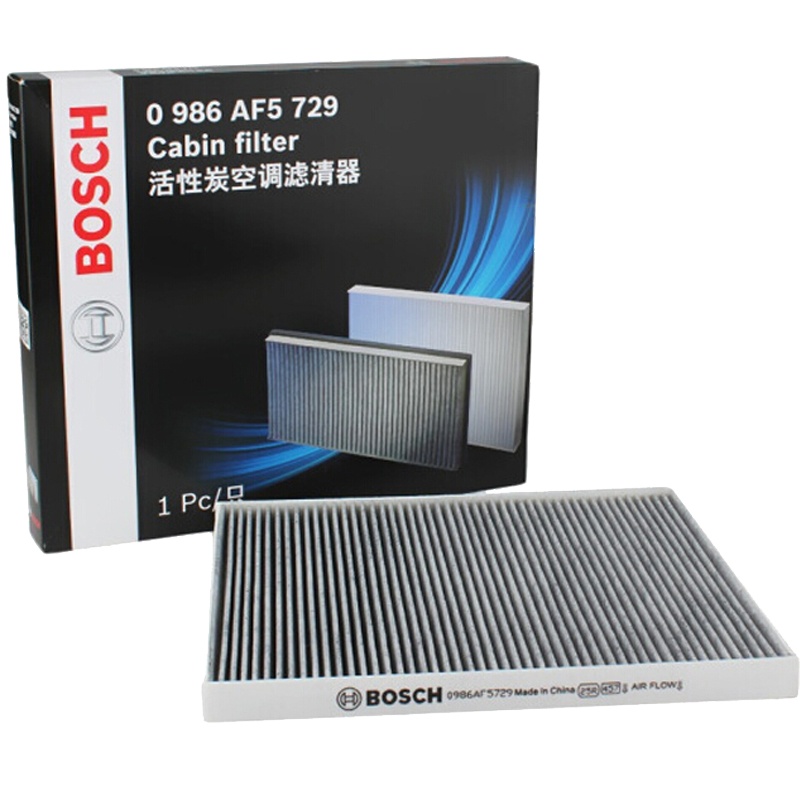 博世(BOSCH)双效防PM2.5空调滤清器0986AF5729(起亚福瑞迪1.6(2009-)/福瑞迪2.0(2009