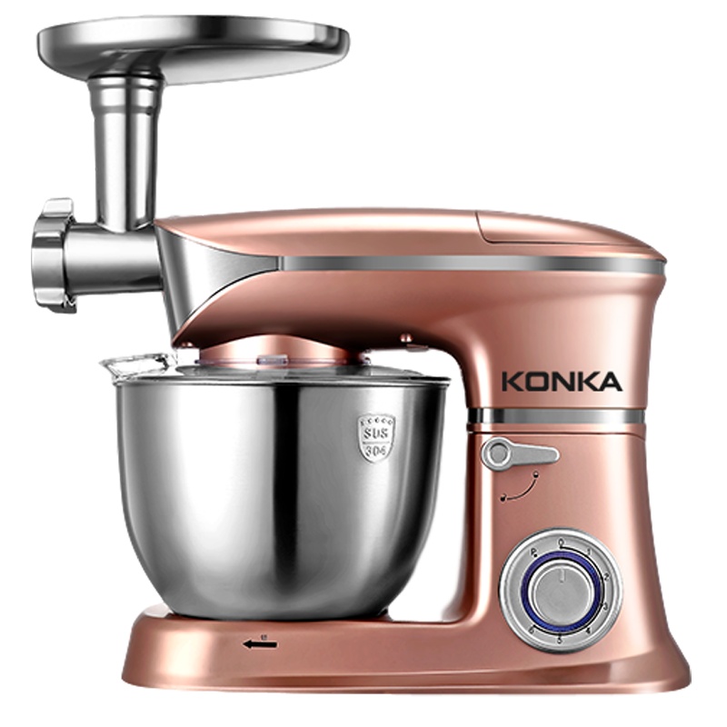 康佳厨师机家用全自动大容量7L揉面搅拌奶昔蛋清压面5L商用和面机 KM-903(绞肉做面条)两用容量6.5L