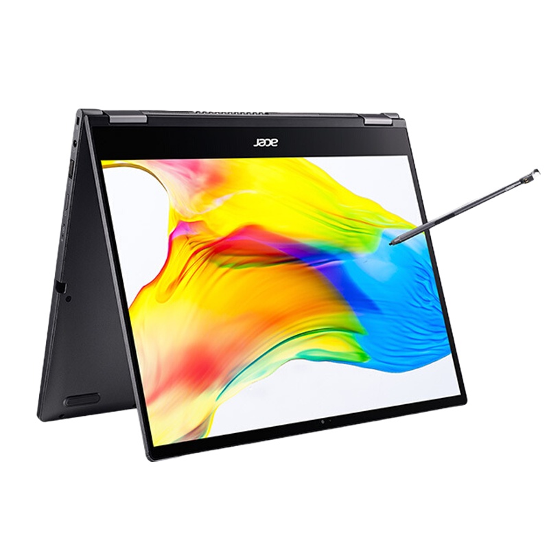 宏碁(acer)Spin5 翻转触控手写轻薄本 2.2K高色域 网课教育办公笔记本电脑 (11代酷睿i7-1165G7 16G 512G 双雷电4)灰