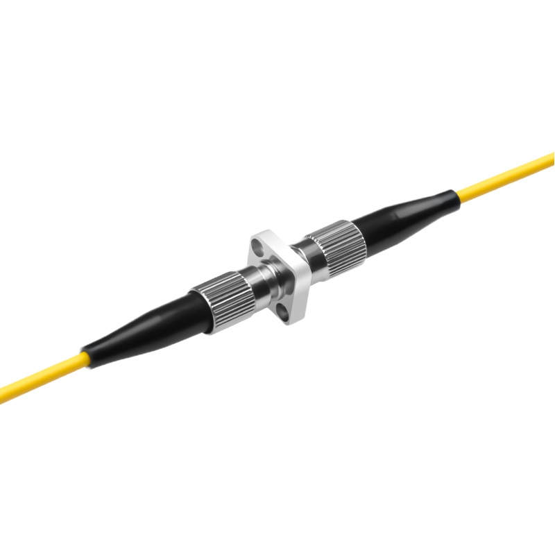 连接器小d型方转圆单模多模通用对接头转接 FC-FC 光纤耦合器 一包装