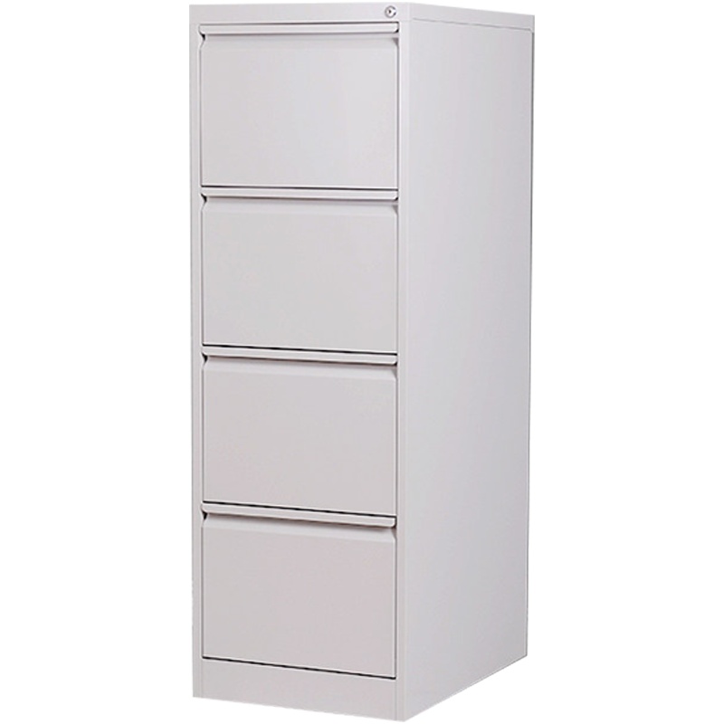 三圣 办公家具鹅颈拉手卡箱文件柜四斗挂捞柜钢制办公矮柜抽屉式挂快劳铁皮档案柜资料柜