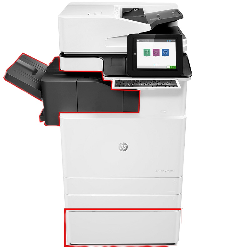 惠普(HP)MFP E87640z A3 彩色激光管理型彩色数码复合机(打印、复印、扫描;传真可选)企业办公高速打印机一体机复印机