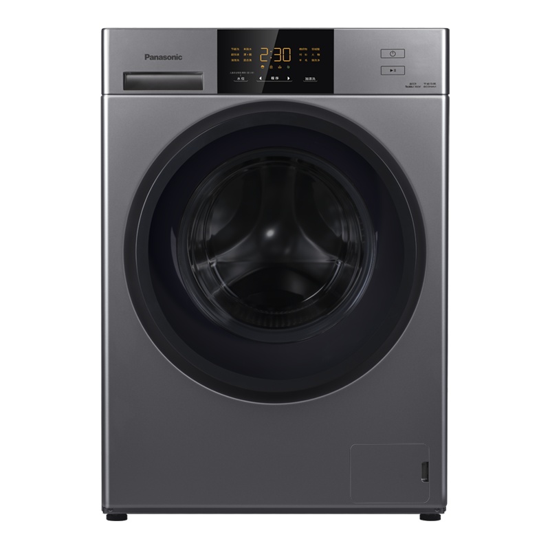 松下10公斤变频滚筒洗衣机XQG100-E10C