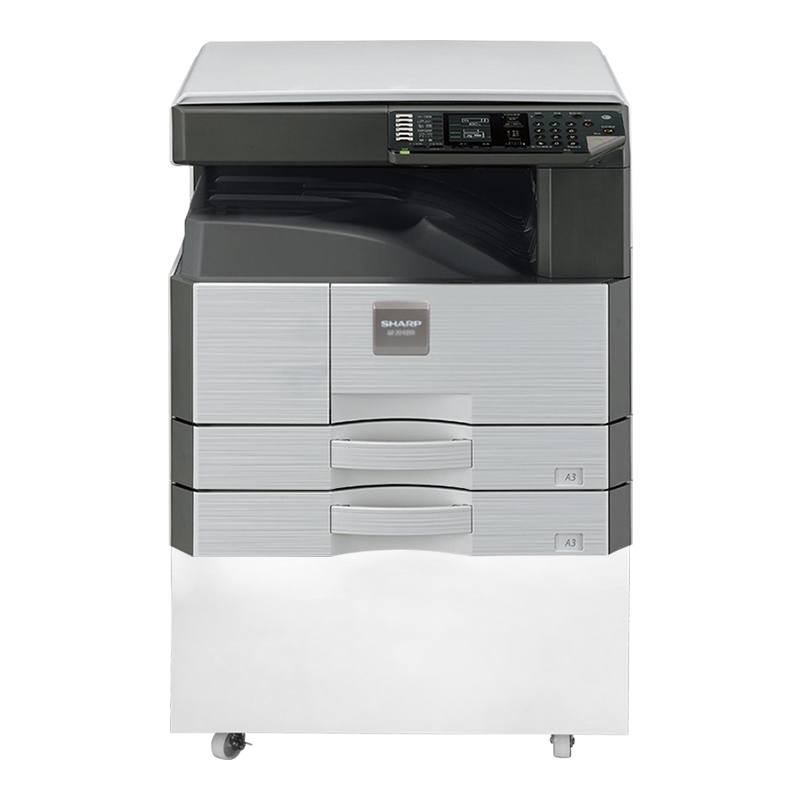 自营夏普(SHARP) AR-2348SV黑白A3激光打印机复印机数码复合机A3A4多功能打印复印扫描一体机(盖板主机+一层纸盒+工作台)