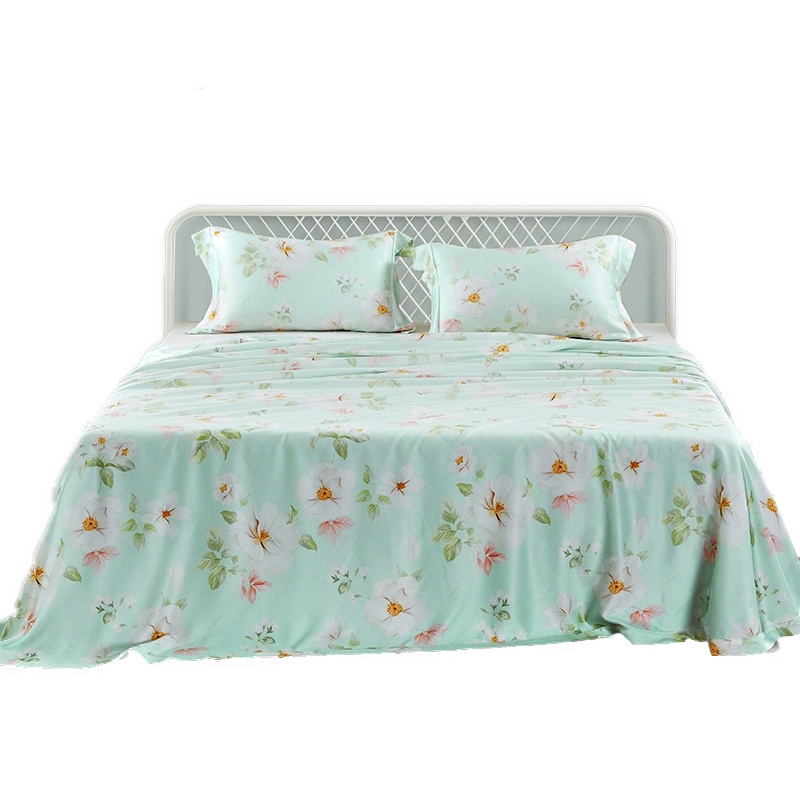 梦洁家纺梦洁美颂 席子凉席优雅沁柔印花软席三件套 晴空物语