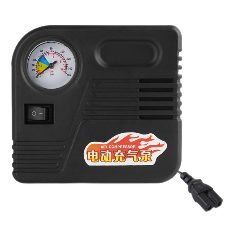 巨木电动车充气泵48V60V72V家用电瓶车自行车真空胎专用自动加气打气筒便携式小型车载充气泵