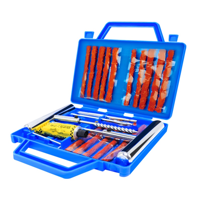 巨木 补胎工具套装 自行车汽车摩托车电动车真空胎修补工具多功能补胎胶水胶条快速补胎应急救援维修工具盒