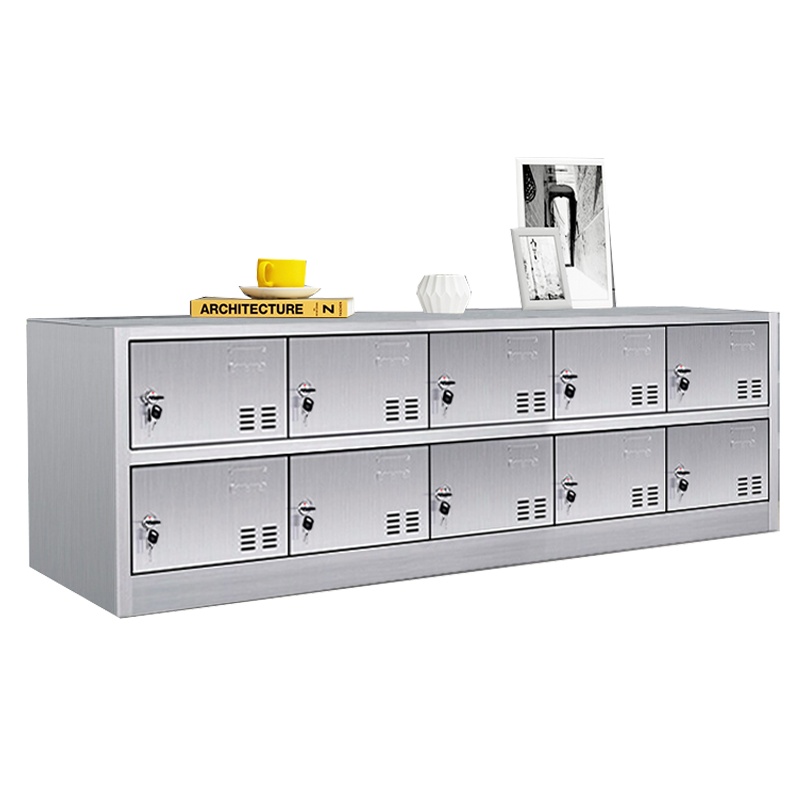 鑫虎威 不锈钢鞋柜钢制矮柜铁皮柜储物柜档案柜无尘车间更换鞋柜