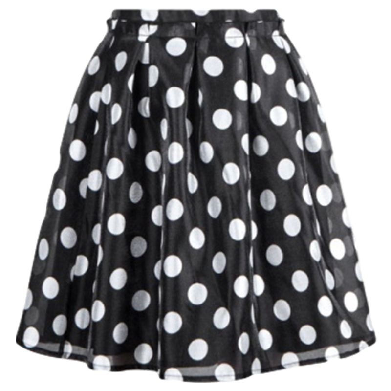 【福利款】拉夏贝尔印花混色甜美公主半身裙