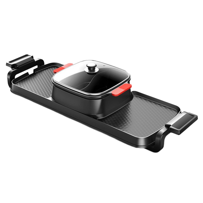 多功能烧烤锅煎涮锅涮烤一体锅