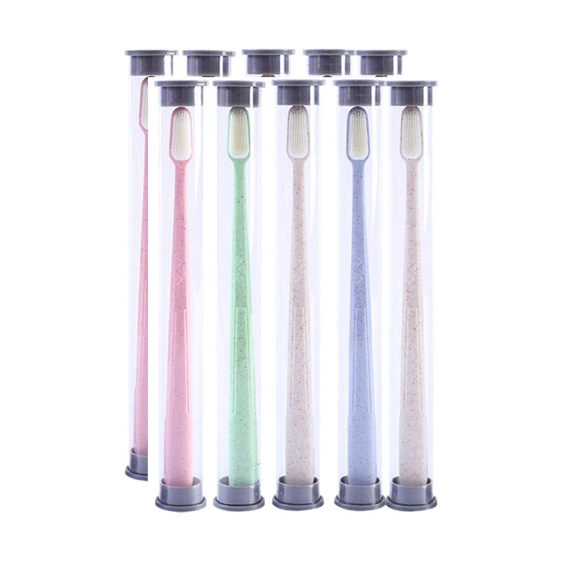 [苏宁专营]牙刷软毛成人家用10支情侣小头超细万根毛竹炭纳米家庭装 精选特买