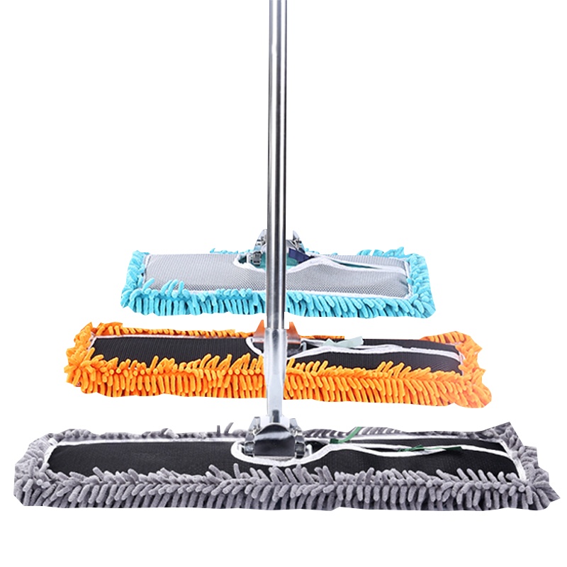 海斯迪克 HKW-70 平板大拖把 工业工厂酒店商场车间平板吸水拖把 90cm拖把颜色随机 不能指定颜色