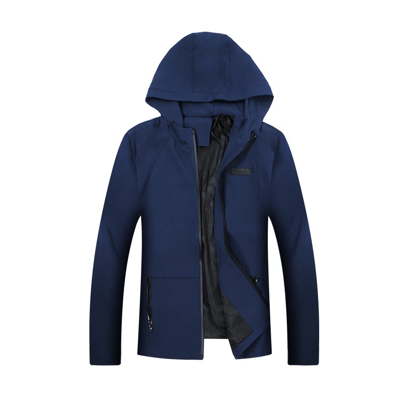 曼西尔奴夹克男新款户外时尚轻薄针织休闲茄克运动外套潮男装