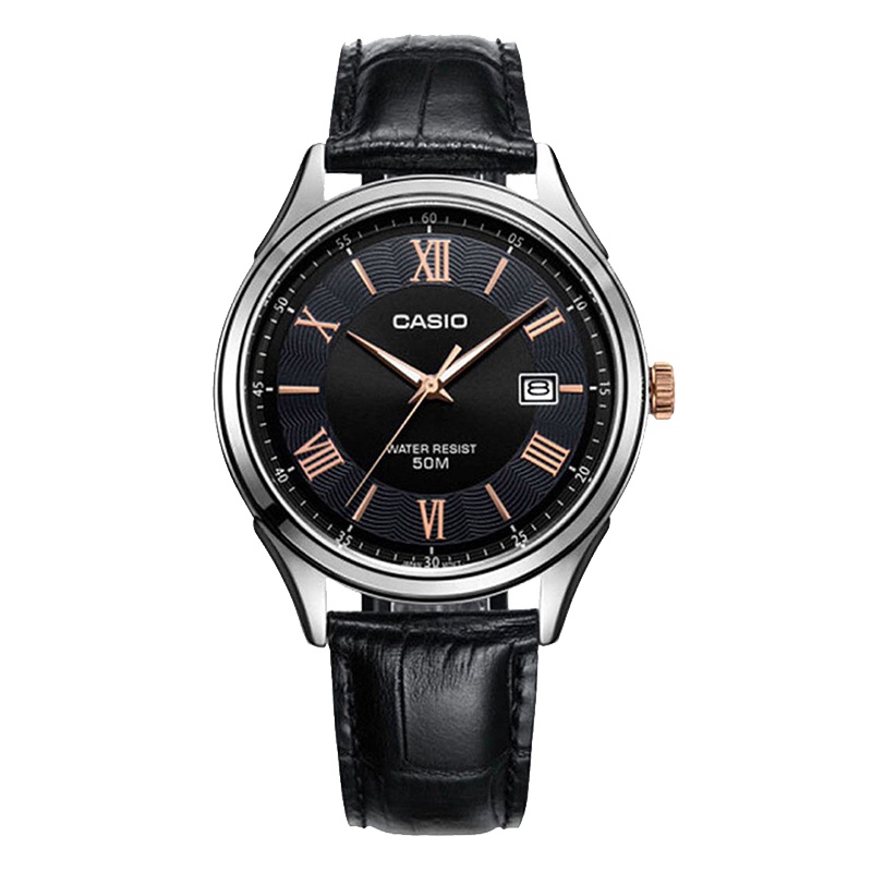 CASIO卡西欧日韩品牌 石英表 男 时尚休闲商务皮革男士石英表MTH-1063L-1A MTH-1063L-1A