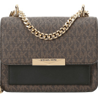 MICHAEL KORS 迈克·科尔斯 JADE 字母金属标口盖包 女士斜挎包 32H9GJ4C0B