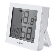 得力(deli) 8813 室内电子温湿度计 (单位:个) 白色
